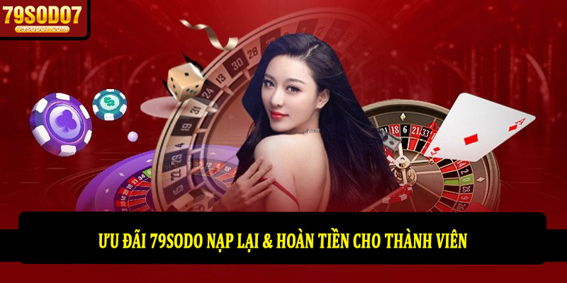 Ưu đãi 79Sodo - Khám phá khuyến mãi & quyền lợi tại 79Sodo 2 Ưu đãi 79sodo nạp lại & hoàn tiền cho thành viên